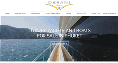 Desktop Screenshot of derani-yachts.com