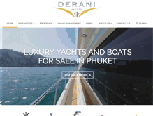 Tablet Screenshot of derani-yachts.com